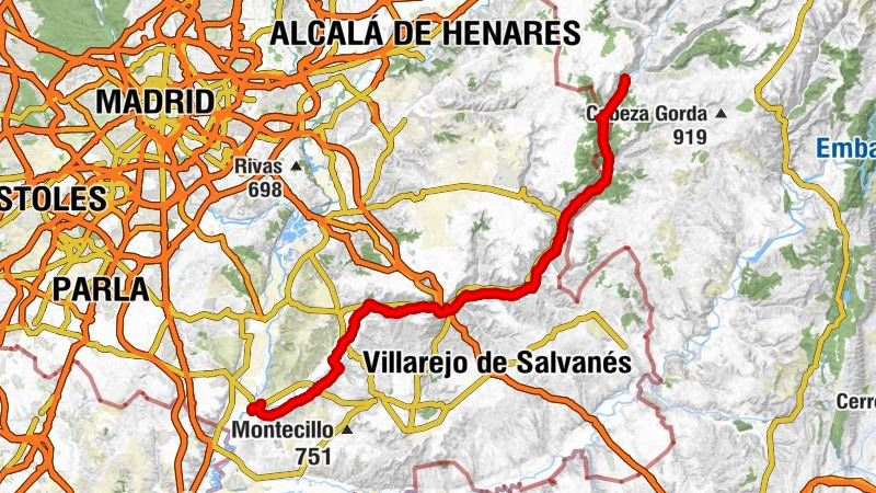 Loranca de Tajuña - Morata de Tajuña - Ermita de Nuestra Señora de la Antigua - Titulcia