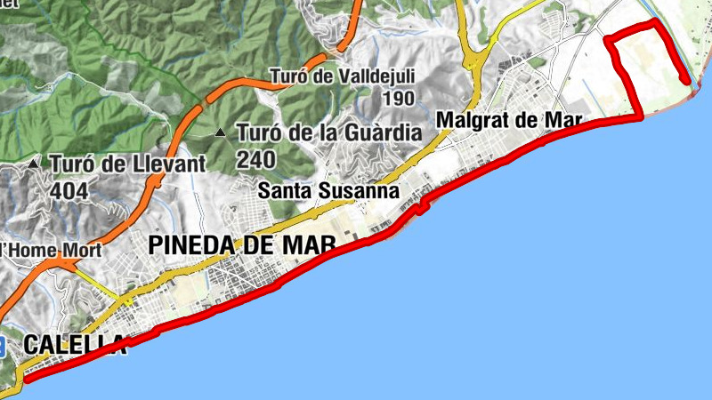 Calella - Pineda de Mar - Blanes