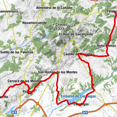 Pelahustán - Nuño Gómez - Garciotum - Segurilla