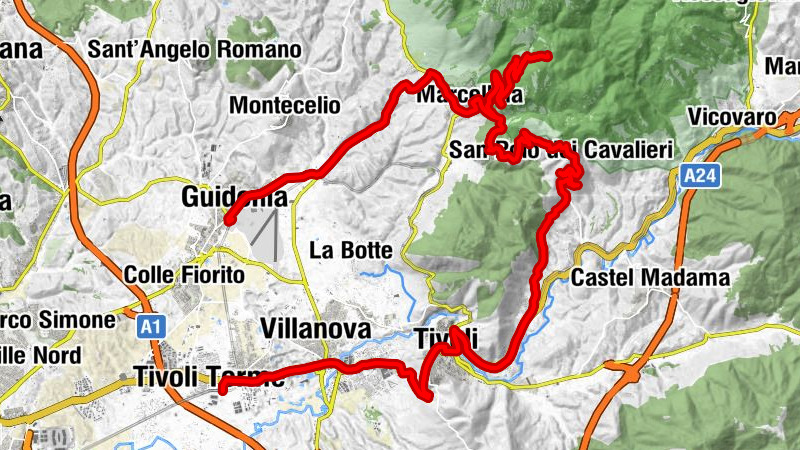 Guidonia-Montecelio-Sant'Angelo - Lu Grisciu - La Madonnella - Bagni di Tivoli