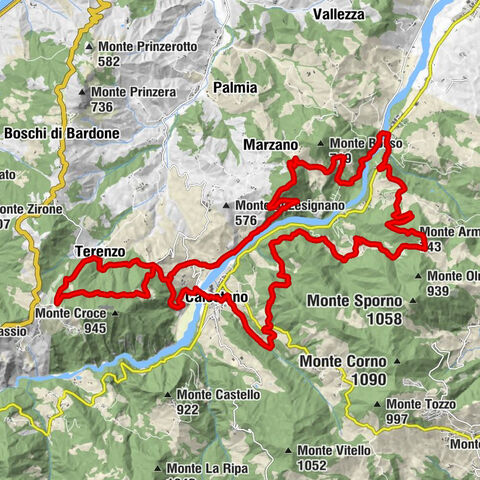 Calestano - Jano - Monte Armario - Monte Groppo