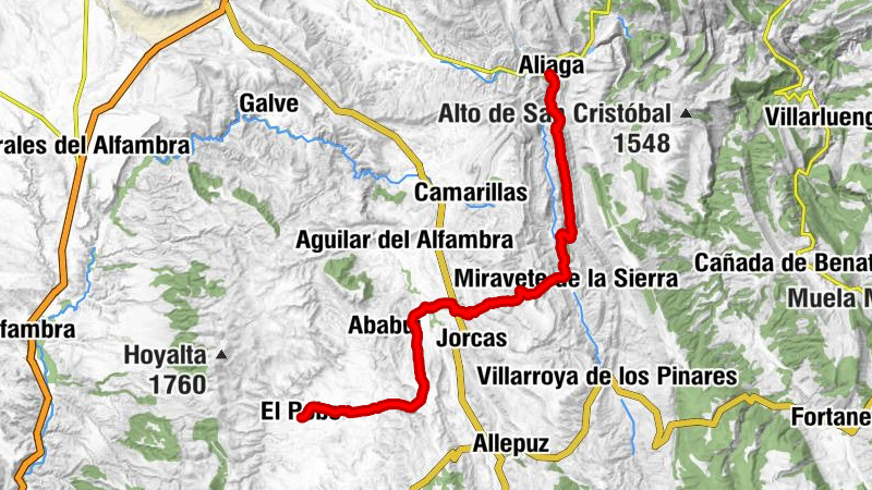 Aliaga - Iglesia de Nuestra Señora de las Nieves - Miravete de la Sierra - El Pobo
