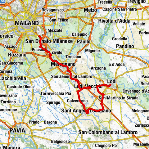 Rogoredo FS - Chiesa di Santa Maria della Neve - Basilica di San Giovanni Battista - Lodi