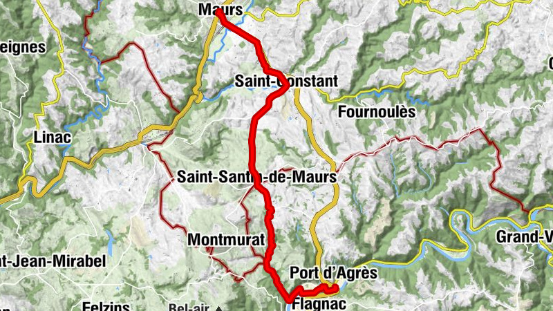 Port d'Agrès - Agrès - Hôtel du Pont - Maurs