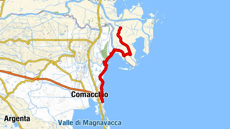 Donzella - Ca' Mora - Gnocca - Porto Garibaldi
