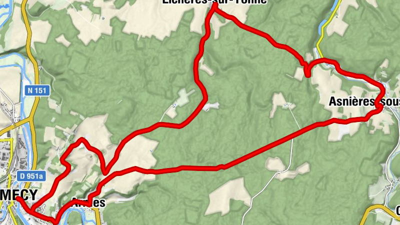 Clamecy - Lichères-sur-Yonne - Avrigny - Église Saint-Maurice