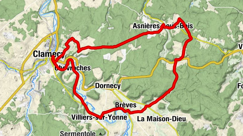 Clamecy - Armes - Chevroches - Église Notre-Dame