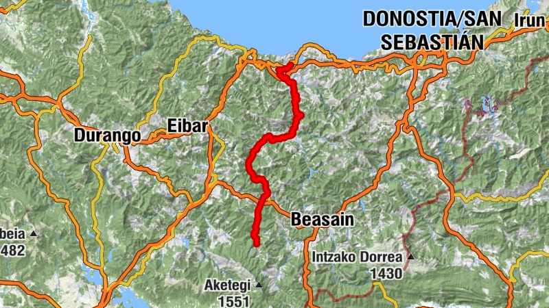 Brinkola - San Martin eliza - Ametzagana - Arroa Behea