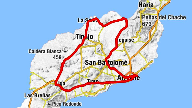 Puerto de Naos - Arrecife - San Bartolomé - Tinajo