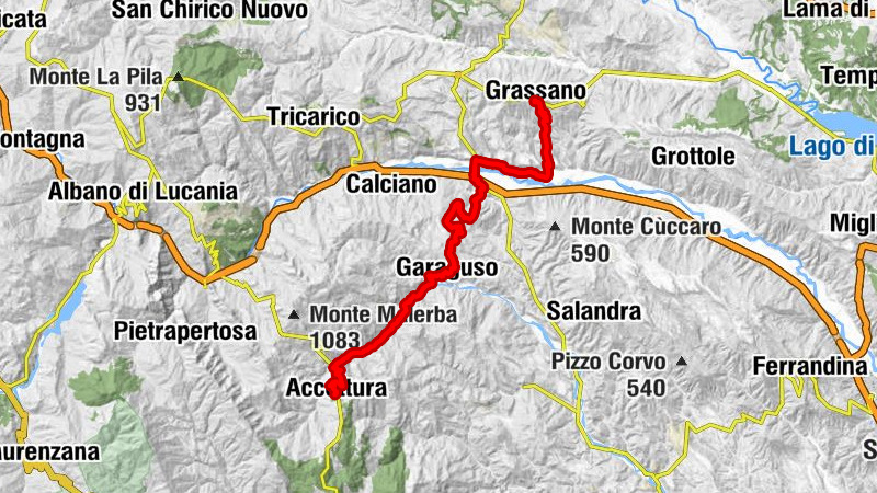 Grassano - Garaguso - Rione Nord - Accettura
