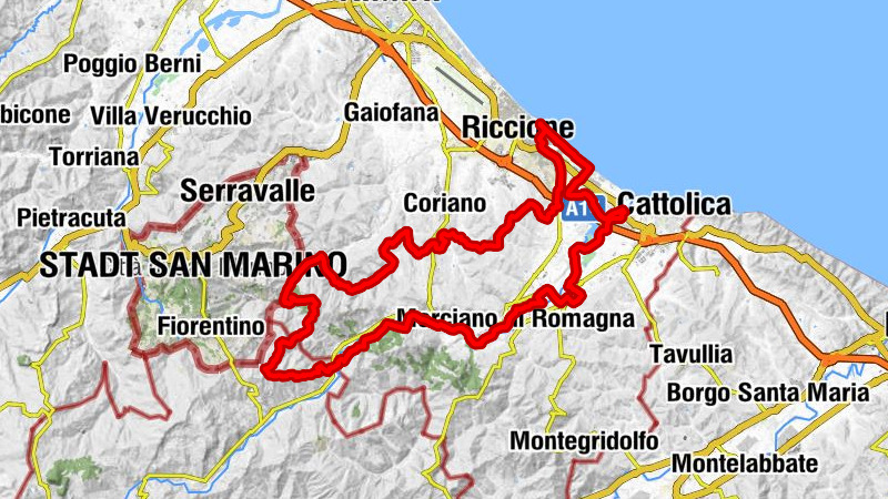 Riccione - Locanda I Girasoli - Chiesa di Carbognano - Misano Adriatico