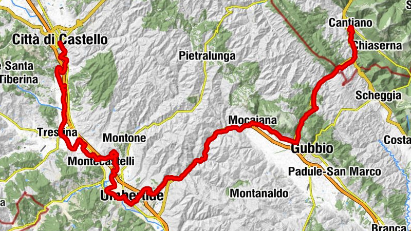 Città di Castello - Chiesa della Madonna della Reggia - Chiesa San Nicolo - Cantiano