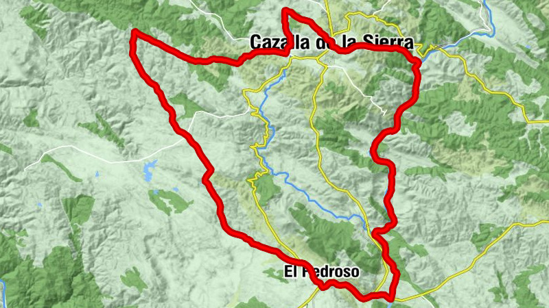 El Pedroso - Los Monteros - Ermita Nuestra Sra del Espino - Cazalla de la Sierra