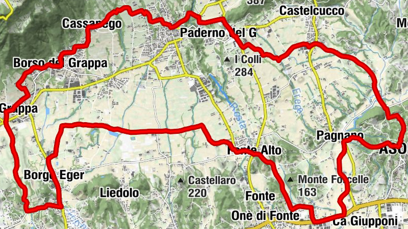 Paderno del Grappa - Capitello Sant'Antonio - Chiesa dei Santi Maria e Zenone - Chiesetta San Pierin