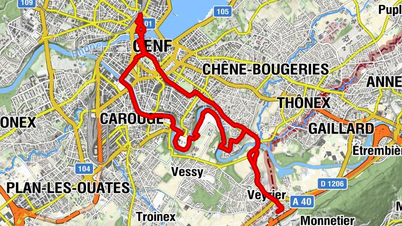 Genève - Église Notre-Dame - Temple de Saint-Gervais - Église Sainte Thérèse