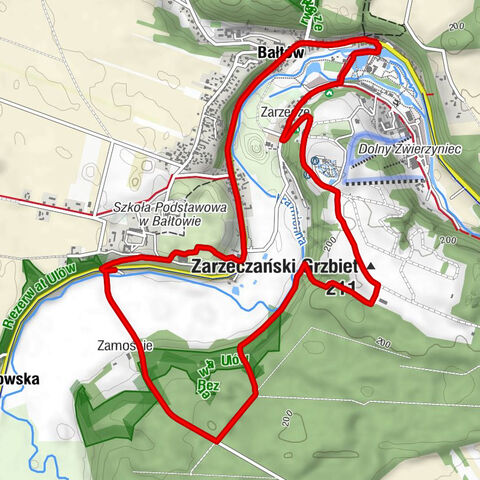 Bałtów - Podkościele - Kościół pw. Matki Bożej Bolesnej - Kaplica cmentarna