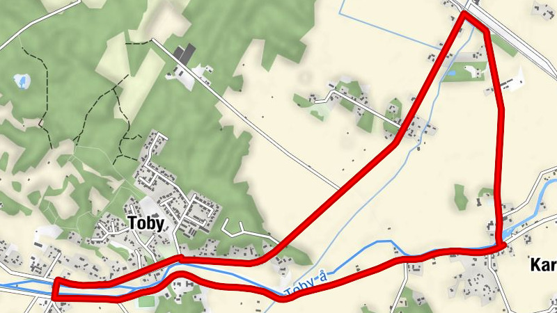 Karkmo - Hagnäsbacken - Toby - Skurasbacken