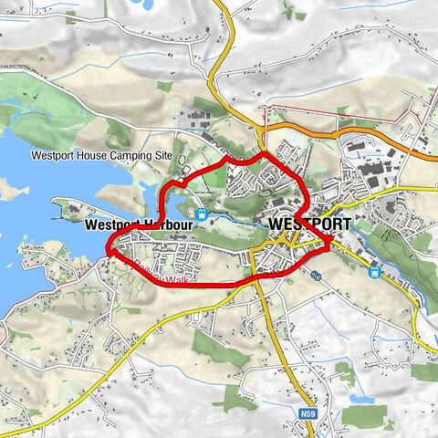 Cloonmonad - Westport Harbour - Holy Trinity Church - Westport