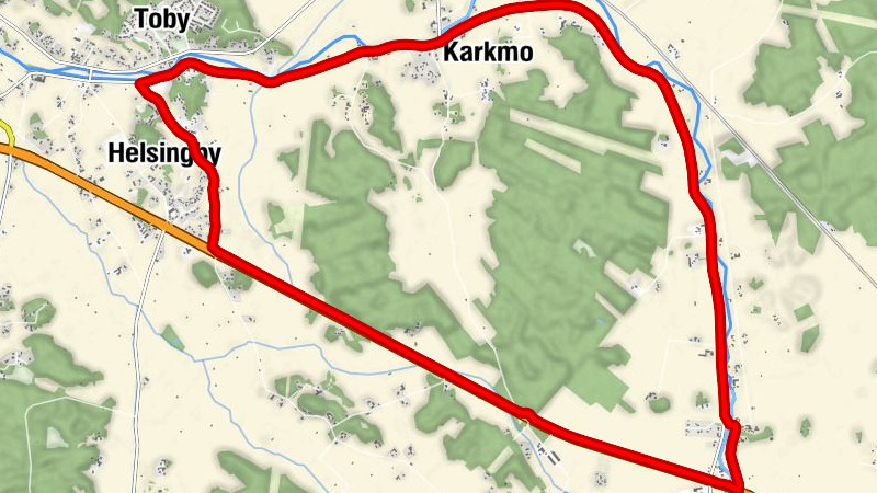 Karkmo - Smedisbacken - Toby - Stegarsbacken