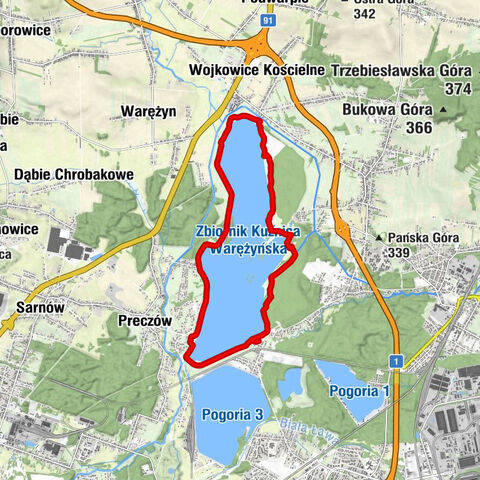 Dąbrowa Górnicza - Marianki - Kostury