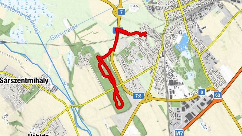 Demkóhegy - Székesfehérvár - Sárpentelei Erdei Tornapálya