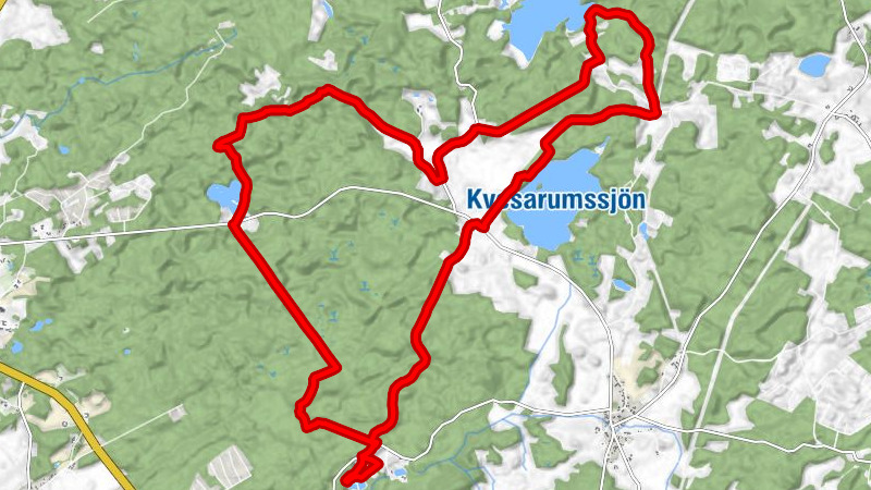 Höörs kommun - Onsvalakällan - Trulstorp - Hörby kommun