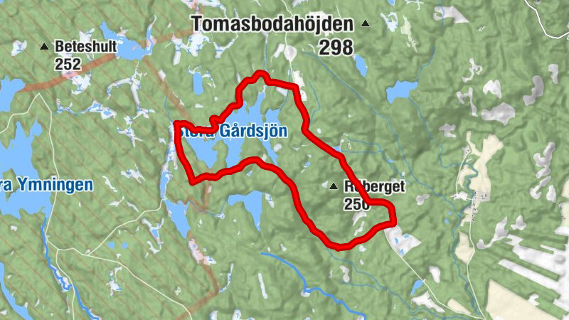 Adlers källa - Torsaboda - Lilla Gårdsjökorset - Örebro kommun