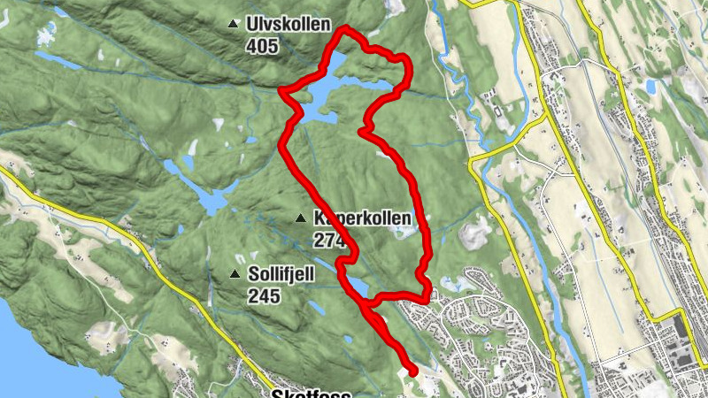Skien - Glasergruva - Breigangen