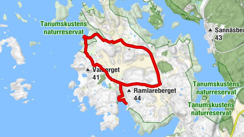 Tanums kommun - Gullbringa - Skäggeröd