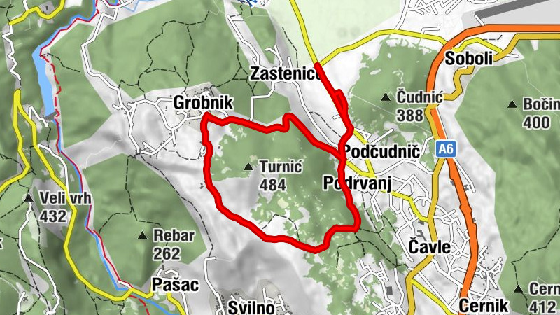 Primorsko-goranska županija - Zastenice - Podrvanj - kapela svetog Trojstva