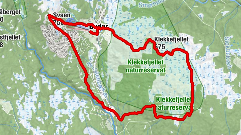 Budor - Svaen - Svaenlia - Klekkefjellet