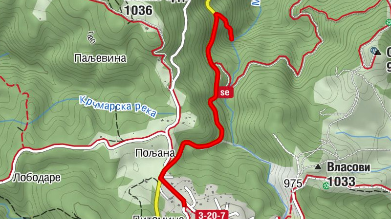 Планинарски дом „На пољани“ - Крчмарска чесма - Скакало