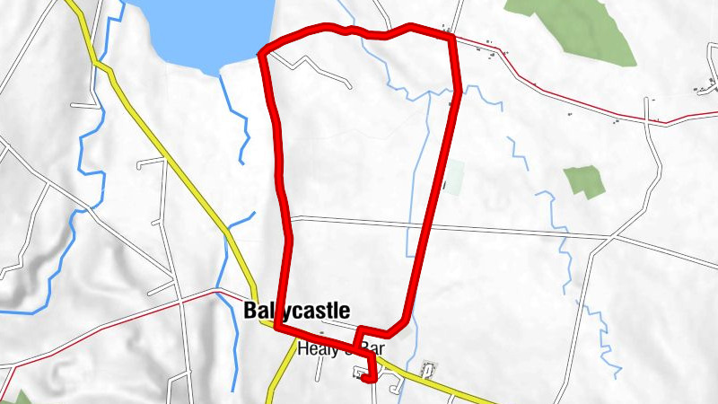 Ballycastle - Kate's Country Kitchen - Saint John's Dunfeeney - Carrowkibbock Upper