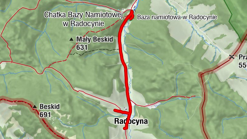 Chatka Bazy Namiotowej w Radocynie - Radocyna