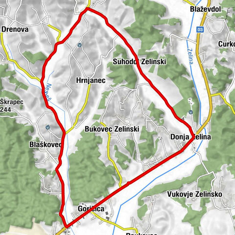 Goričica - Tik Tak - crkva svetog Benedikta - Donja Zelina