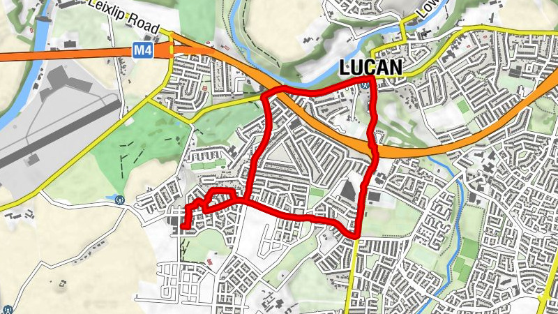 Lucan-St. Helens DED 1986 - Methodist Church - Saint Patrick's - Esker South