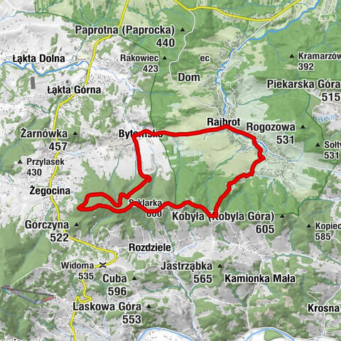 Na Granicach - Łopusze Wschodnie - Łopusze Zachodnie - Kamionka