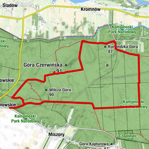 Wilcze Tułowskie - Kurlandzka Góra