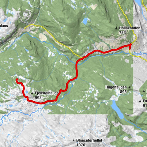 Sør-Aurdal - Søre Fjellstølen - Reinli stavkyrkje - Reinli kapell