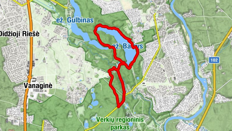 Verkių seniūnija - Verkių Riešė - Šernas