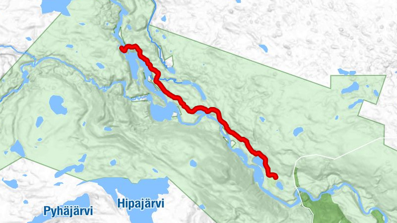 Kuusamo - Taivalköngäs autiotupa