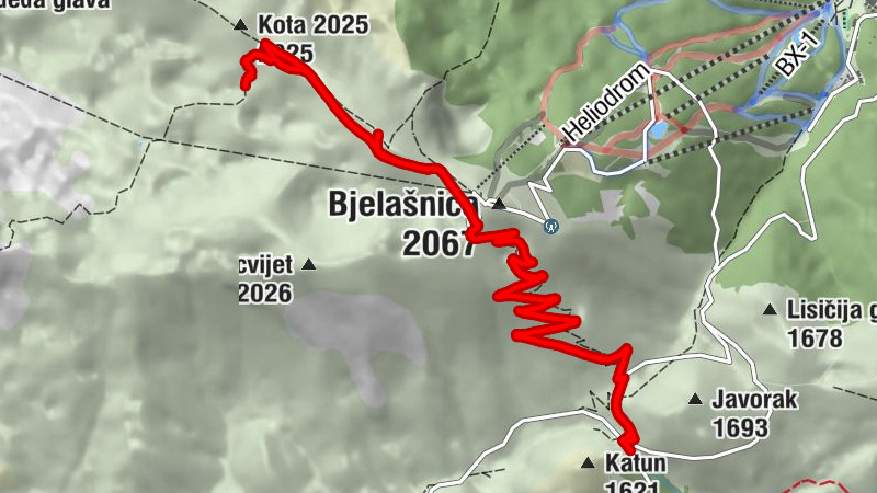 Općina Trnovo (FBiH) - Kota