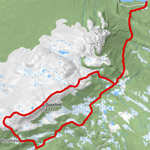 Nore og Uvdal - Dusetind - Dusehesten