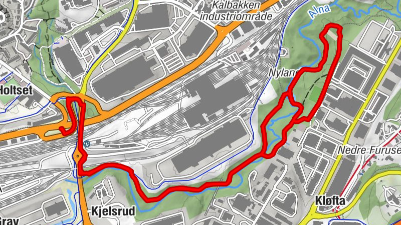 Alna - Kjelsrud - Leirdal