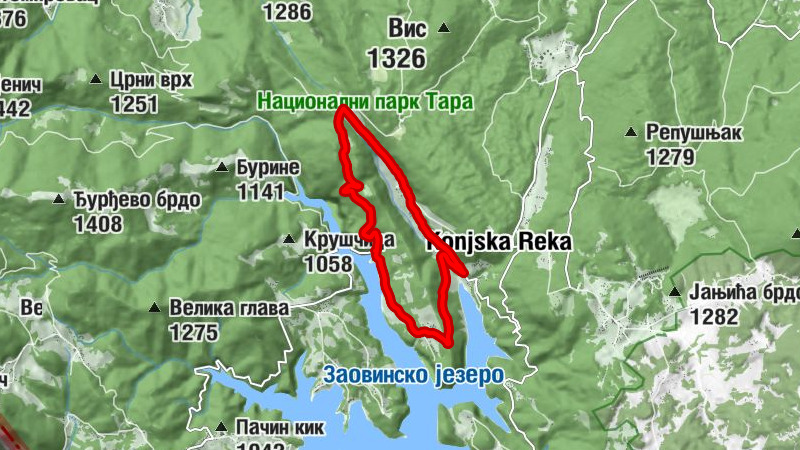Растиште - Горњи Јелисавчићи - Милекићи - Коњска Река