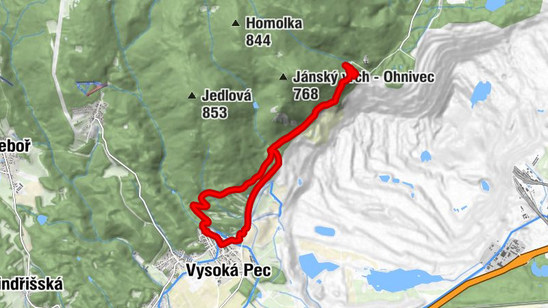 Vysoká Pec -Hraběcí kaple pod zámkem Jezeří