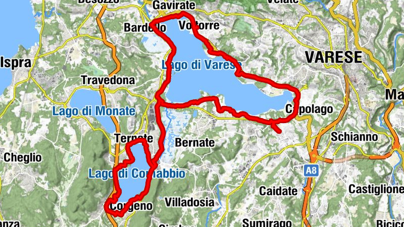 Giro dei laghi di Varese, Lombardia/Italia