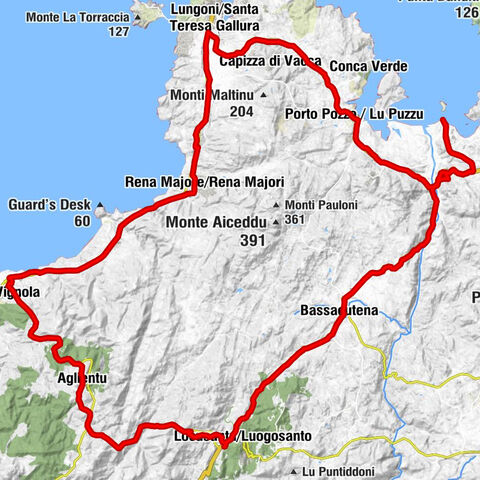 Rennrad Runde Sardinen Porto Pollo 1