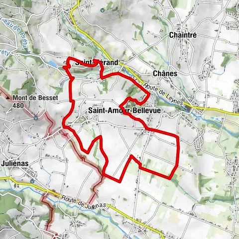 Les sentiers belles vues - Saint-Amour-Bellevue