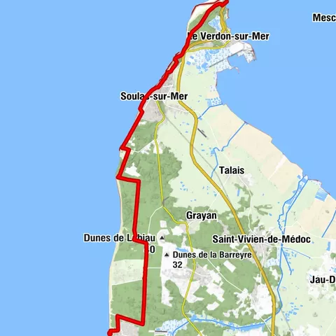 Tour de Gironde à vélo : étape 11 - Montalivet-les-Bains / Royan